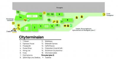 Arlanda adierazteko ibilbidea mapa