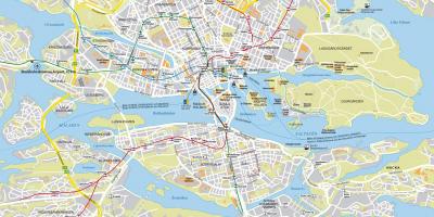 Stockholm hiriaren mapa