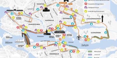 Mapa Stockholm maratoia
