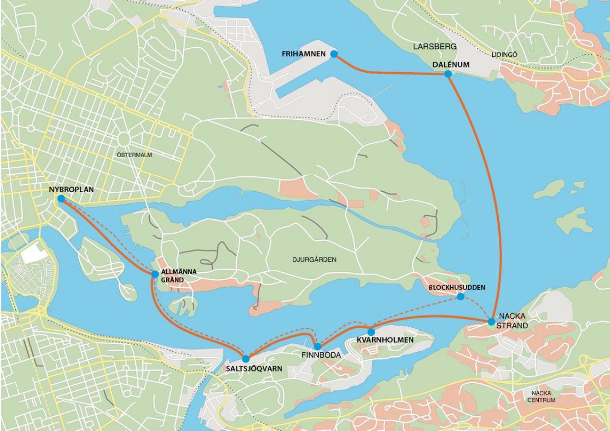 mapa frihamnen Stockholm