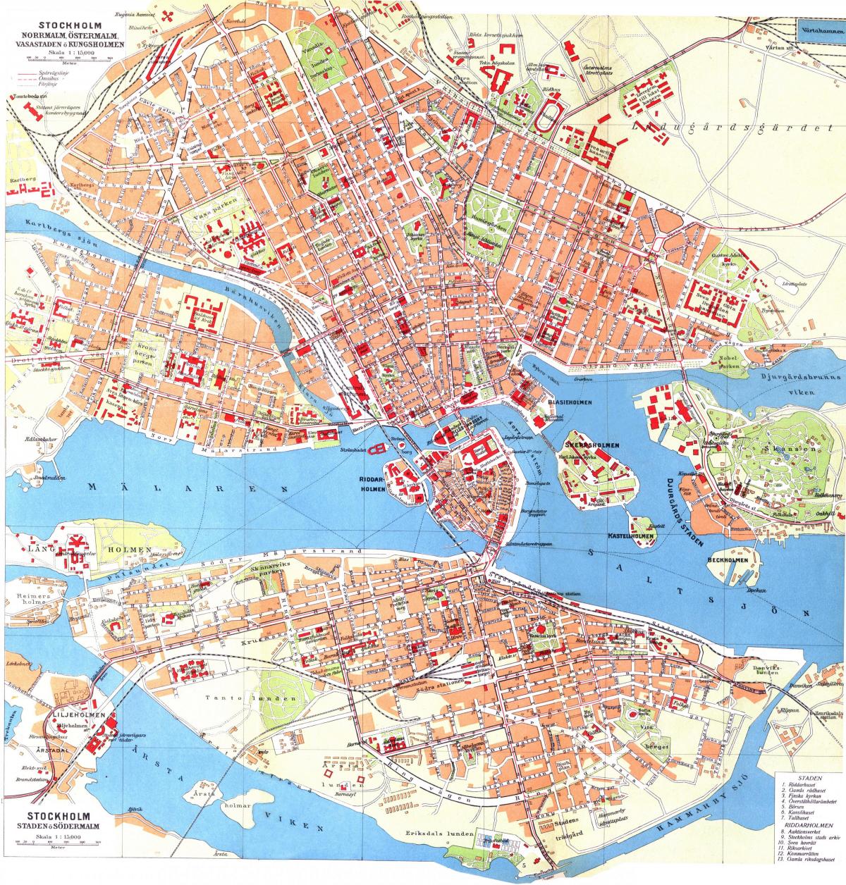 mapa kungsholmen Stockholm