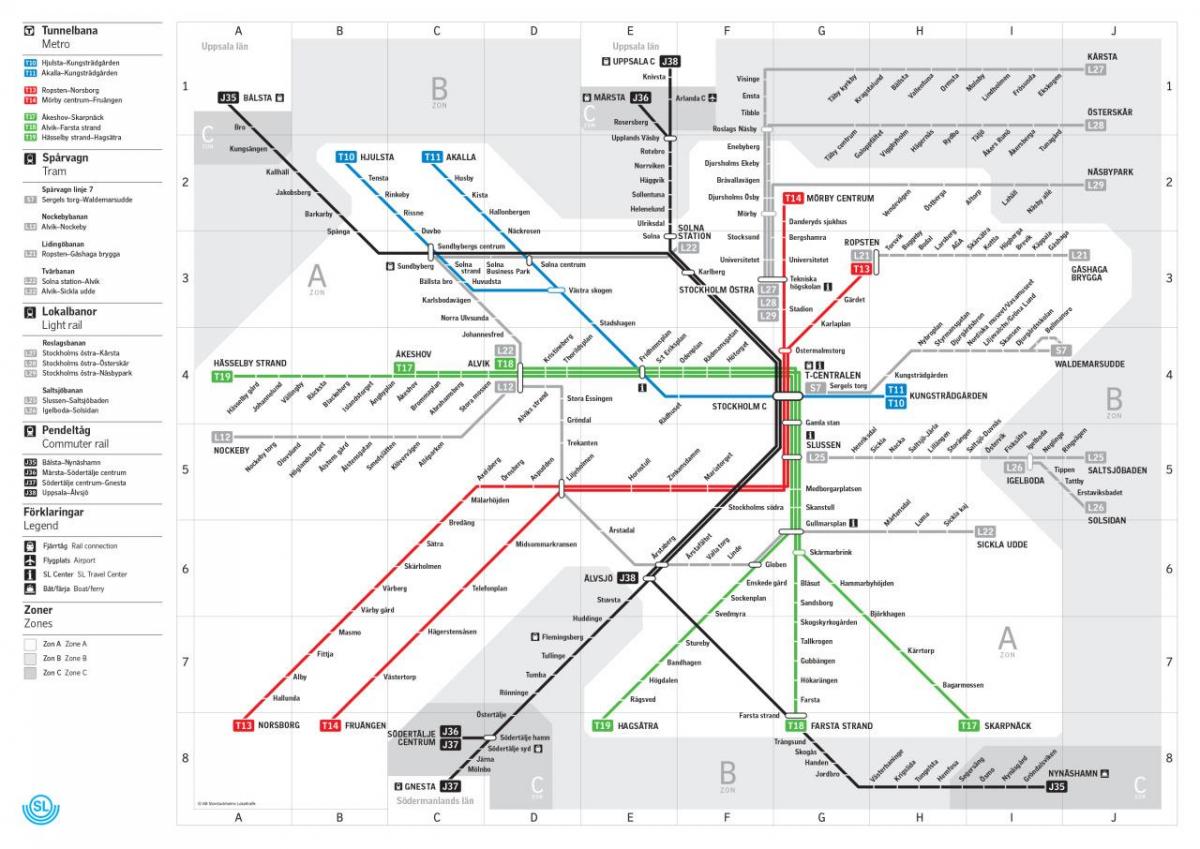 mapa sl metro
