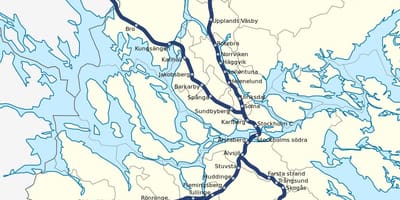 Stockholm pendeltag mapa